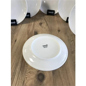 Porselen Gourmet Serisi 6 Lı 21 cm Tatlı Tabağı