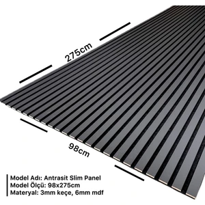 Akustik Slim Duvar Kaplama Paneli 100CM x 275CM