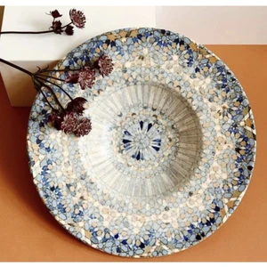 Luca Serisi Mosaik Desenli 28 cm Makarna Tabağı