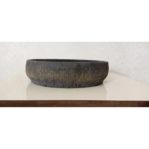 Doğa Garden Bonsai ve Aranjmana Özel Taş Saksı Suya Karşı En Az 50 Yıl Dayanıklı