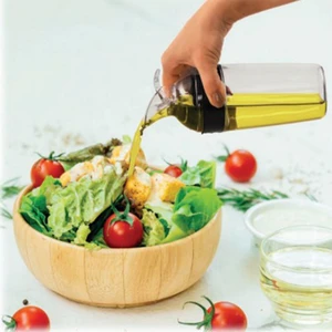 YA-115 Ölçekli Akrilik Plastik 2X350 ml Yağlık Sirkelik Sosluk