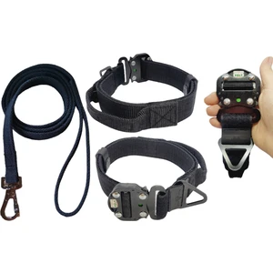 VSLT Handmade Kulplu Tactical Büyük Irk Köpek Tasma ve Kayış .K9 Tasma kayış. doberman,rottweiler,malinois,dogo,cane corso Vb