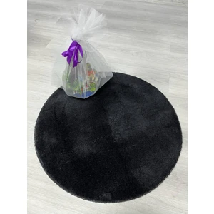 Frt Home Frt Yuvarlak Dekoratif Peluş Puffy Kaymaz Taban Salon Mutfak Çocuk Odası Koridor Halısı