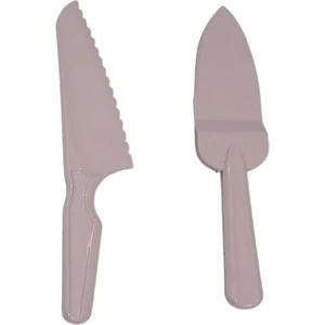 Cengiz Çeyiz Stillo Plastik Pasta ve Kek Sunum Seti Spatula ve Pasta Bıçağı 2001