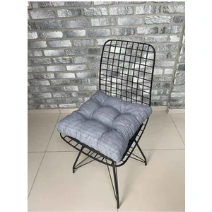 Kare Sandalye Minderi 40 x 40 cm Gri