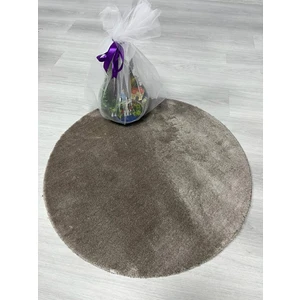 Frt Home Frt Yuvarlak Dekoratif Peluş Puffy Kaymaz Taban Salon Mutfak Çocuk Odası Koridor Halısı