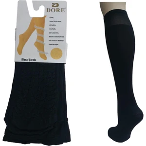 3'lü Set Diz Altı Kalın Ten Göstermeyen Kadın Masaj Çorap