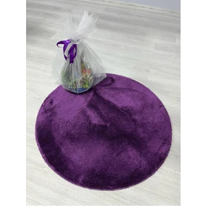Frt Home Frt Yuvarlak Dekoratif Peluş Puffy Kaymaz Taban Salon Mutfak Çocuk Odası Koridor Halısı