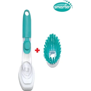 SMARTER Deterjan Hazneli Bulaşık Süngeri + Fırça Yedek Hediyeli