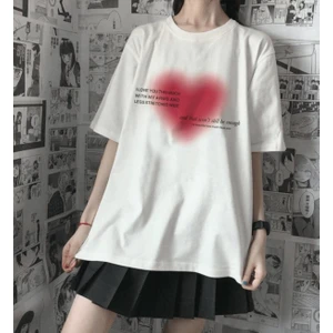 Y2K Harajuku Kalp T-Shirt