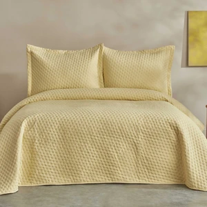 Karaca Home Breeze Soft Çift Kişilik Yatak Örtüsü Sarı