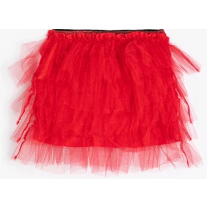 Normal Bel Relaxed Kırmızı Mini Kadın Etek 4SKG70007AK