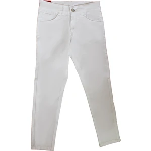 Beyaz Keten Çocuk Pantolonu - 23 Nisan 29 Ekim Tören Pantolonu