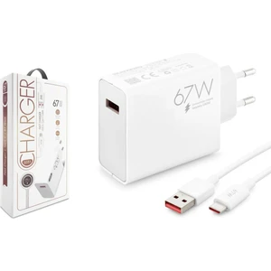 SG51 65W Type-C Lu Şarj Baslığı+Kablo