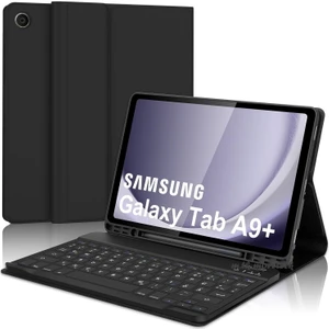 M.TK Moveteck Samsung Galaxy Tab A9 Plus 11 Inç Kalem Bölmeli Klavye Kılıfı SM-X210