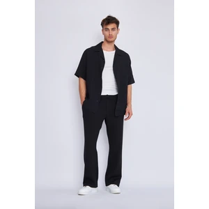 Mesfeno Clothing Mesfeno Baggy Erkek Pantolon, Esnek Likralı Nefes Alabilen Modal Kumaş, Baggy Kesim, Beli Lastikli ve Ayarlanabilir Ip Detaylı