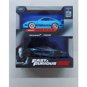 Jada 1/32 Ölçek 2'li Fast And Furious Set - Mclaren 720S & Porsche 911 Gt3 Rs (Hızlı ve Öfkeli)