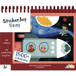 Stickerjoy Uzay Sahneyi Çıkartmalarla Tamamla! Çıkartma Kitabı