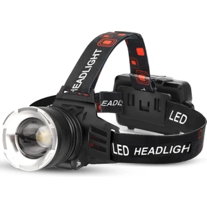 OR-T116 Şarjlı Kafa Lambası 30 Watt Profesyonel Kafa Feneri Tg LED Zoom Özellikli