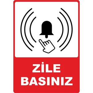 ChicArt Design Studio Zile Basınız Dijital Uv Folyo Baskı Uyarı Etiket Yapıştırma Sticker 12.5X17.5