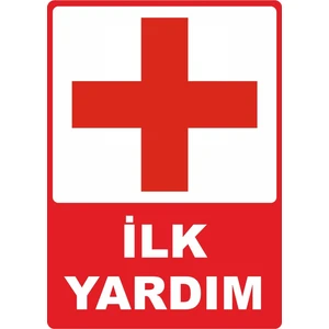 ChicArt Design Studio Ilk Yardım Dijital Uv Folyo Yapışkan Baskı Uyarı Etiket Yapıştırma Sticker 12.5X17.5