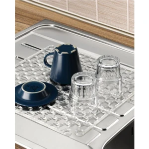 Main Shop Lavabo ve Buzluk Matı Lavabo Halısı 32 cm x 32 cm Şeffaf Mat