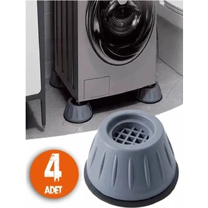 Main Shop Çamaşır Makinesi Ayak Titreşim Gürültü Engelleyici Stoperi 4'lü Kaydırmaz Vantuzlu