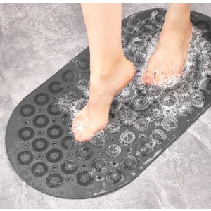 Main Shop Vantuzlu Banyo Kaydırmaz Paspas- Tırtıklı Ayak Duş Matı Silikon Masaj Pedi