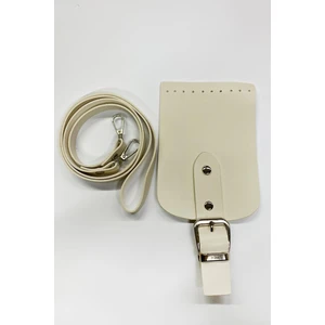 Cep Telefonu Çantası Örgü Seti 21X10 Krem