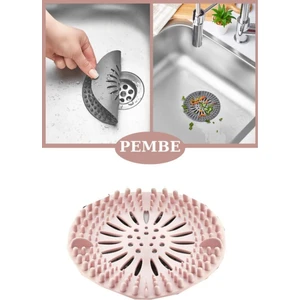 Main Shop Süzgeçli Lavabo Banyo Küvet Tıkacı, Yuvarlak Evye Küvet Banyo Gider Kapağı