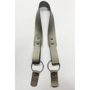 Dikilebilir Deri Çanta Sapı 70 cm Gümüş