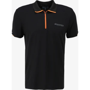 Discovery Expedition Siyah Erkek Basic   Uv Apreli Polo T-Shirt D4SM-TST3246