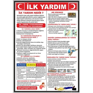 ChicArt Design Studio Ilk Yardım Dijital Uv Folyo Baskı Uyarı Etiket Yapıştırma Sticker 12.5X17.5