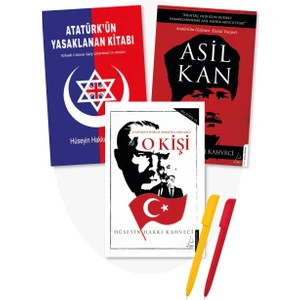 Hüseyin Hakkı Kahveci 3 Kitap Set - Atatürk’ün Yasaklanan Kitabı - Asil Kan - O Kişi - Destek Yayın