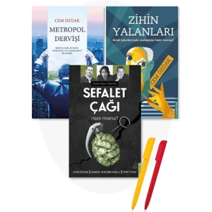 Sefalet Çağı - Zihin Yalanları - Metropol Dervişi - 3 Kitap - Cem Özüak