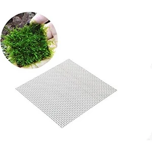 Akvaryum Bitki Yosun Sarma Paslanmaz Çelik Moss Teli 304 Kalite Örgü Tel 5X10 cm 5 Adet