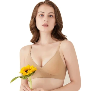 Intive Lingerie Carma Ithal Balensiz Dikişsiz Ice-Silk Yarı Push-Up Ince Askılı Sütyen