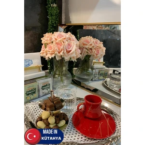 6 Kişilik Kütahya Seramik Türk Kahvesi Fincan Takımı 115ML