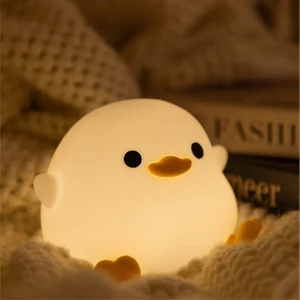 USB Şarj Edilebilir Sevimli Ördek Gece Lambası (Yurt Dışından)