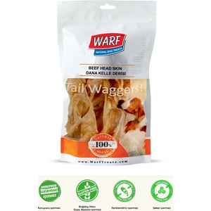 Warf Naturals Kurutulmuş Dana Kelle Derisi Köpek Ödül Maması 120GR.
