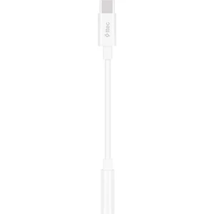 Usb-C - 3.5mm Beyaz Aux Adaptörü 11CM