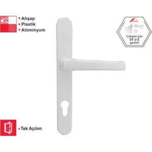 35/85 Pimapen Kilitli Kapı Kolu (Beyaz)