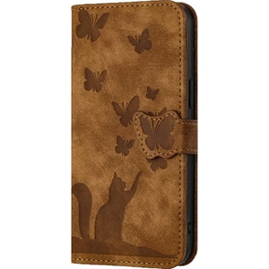 YH Market IPhone 6/6s Flip Folio Tutucu Kapak Kart Cep Kabartmalı Kedi (Yurt Dışından)
