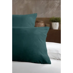 Ranforce Pamuk Yastık Kılıfı %100 Doğal Pamuk 2 Parça Zümrüt Yeşili