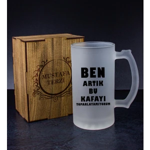 Kişiye Özel Kutusunda Bira Bardağı Hediye Seti 108233