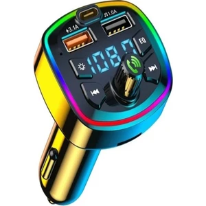 TEKNETSTORE Rgb Işıklı Araç USB Bluetooth Transmitter