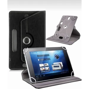 TEKNETSTORE Vorcom Sx Pro 64GB 10.1 Inch Uyumlu Deri Tablet Kılıf Sıtandlı 360° Dönebilen