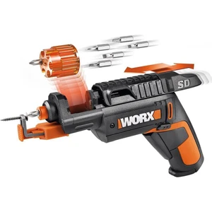WX255 4VOLT/1.5AH. Li-Ion Şarjlı Şarjörlü Tornavida + 6 Adet Bits Uç + Vida Tutucu