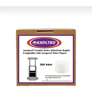 Aeropress Uyumlu Kağıt Filtre 360 Adet