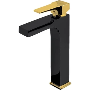 Aqua Çanak Tipi Lavabo Bataryası Siyah Altın 941001BG